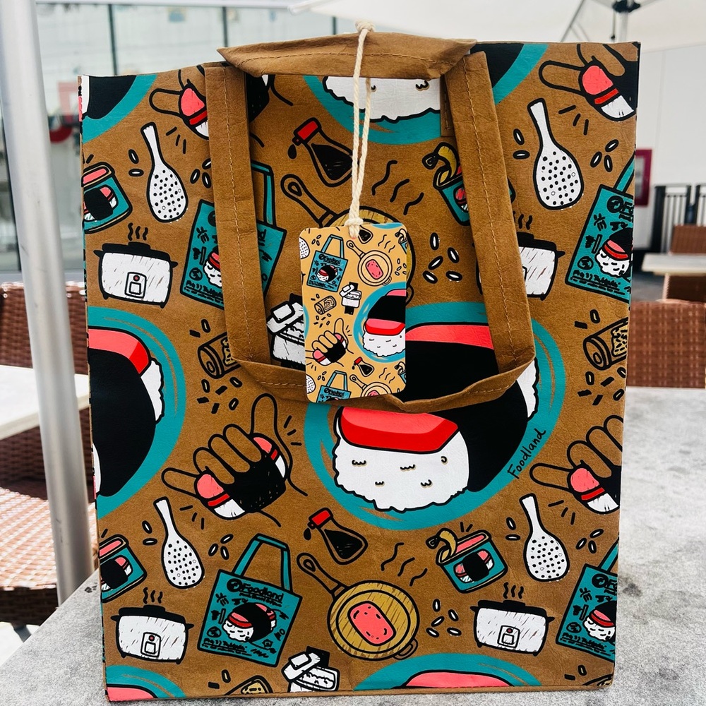Foodland Hawaii Washable Tote Bag